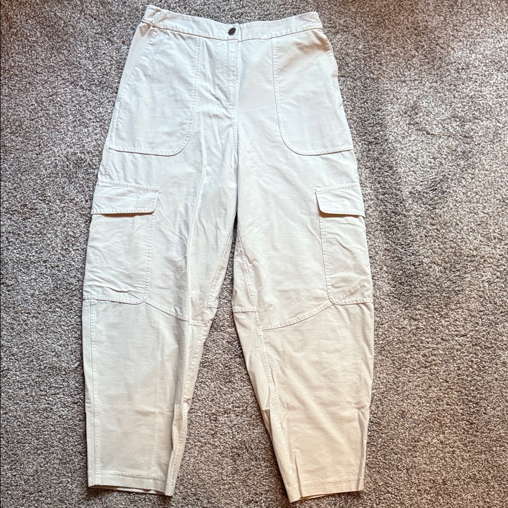 Stylish Off-White Cargo Pants